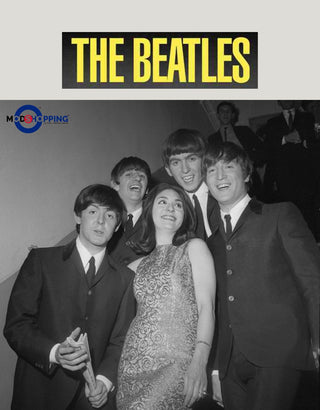Beatles-Inspired Black Wool & Velvet Winged-Lapel Suit.