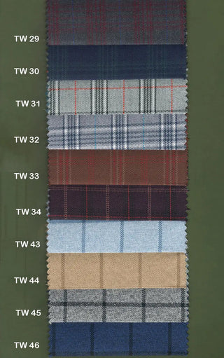 Bespoke 3 Piece Suit | Plain and Check Tweed Suit