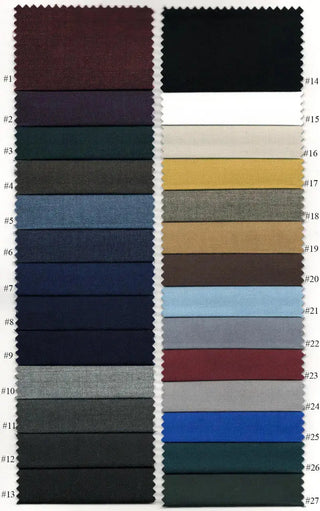 Bespoke Jacket -  Plain Color Exclusive Cotton and Wool Blend