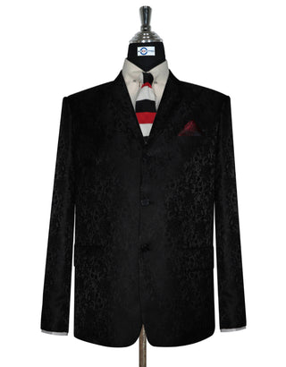 Mod Blazer - Black Paisley Blazer