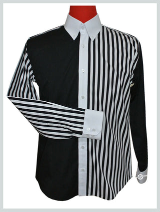 Black & White Button Down Shirt