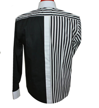 Black & White Button Down Shirt