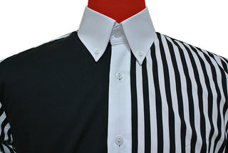 Black & White Button Down Shirt