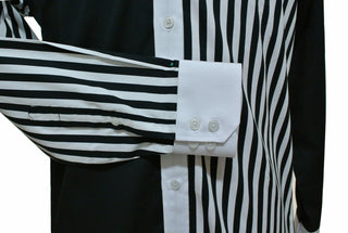 Black & White Button Down Shirt