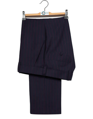 Men’s Multi Color Stripe Suit – Classic Tailored Fit