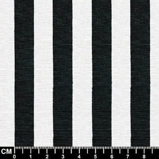 60'S Mod Black and White Stripe Pin Collar Shirt