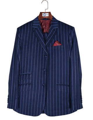 Stripe Suit - Blue and Sky Blue Stripe Suit