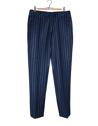 This Suit Only - Blue Stripe Suit Chest 38 Regular Waist 32" Inside leg 32"