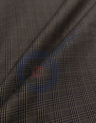Brown Small Glen Plaid Check Suit – Classic Tailored Style
