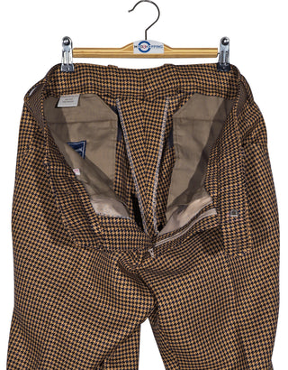  Brown And Black Houndstooth Trouser