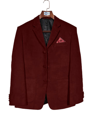 Corduroy Jacket - Burgundy Corduroy Jacket