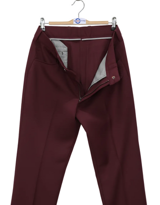 Burgundy Wedding Suit