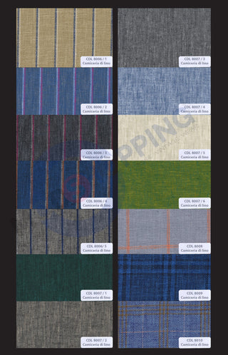 Custom 2 piece suit - Camiceria di lino Fabric Collection