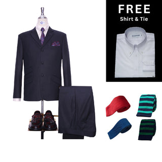 Charcoal Grey Mod Suit Packet