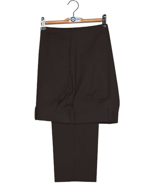 Mod Suit - Chocolate Brown 4 Button Suit