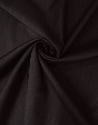 Dark Brown Herringbone Fabric
