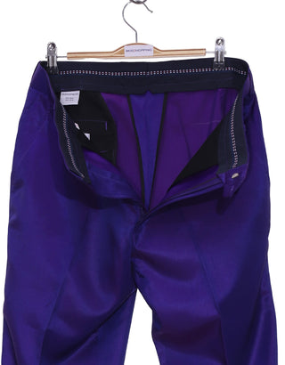 Dark Purple & Red Tailored Fit
