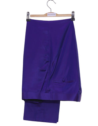 Dark Purple & Red Tailored Fit