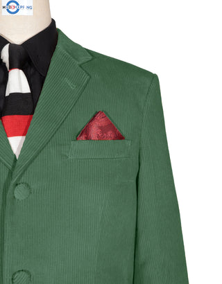 Corduroy Jacket -  Green Corduroy Jacket