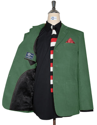 Corduroy Jacket -  Green Corduroy Jacket