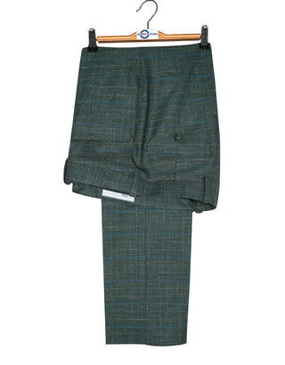 Mod Suit - Green Prince of Wales Check Suit