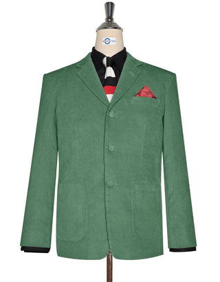 Corduroy Jacket -  Green Corduroy Jacket