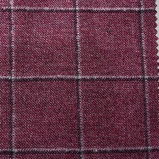Windowpane Check Tweed fabric
