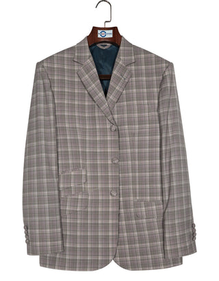 This Jacket Only - Light Purple and Grey Check Jacket Size 38R