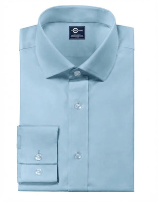 Light Sky Blue Spread Collar Shirt