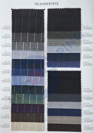 Masseto Stretch Wool Suiting Fabric 01