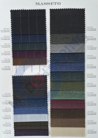 Masseto Stretch Wool Suiting Fabric 02
