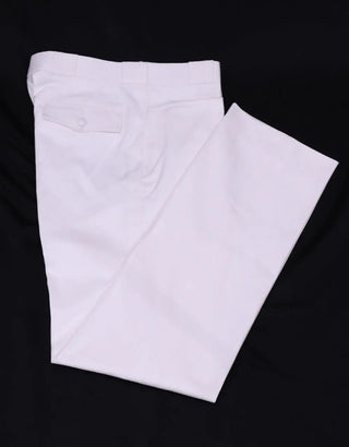 Men's Chino Trousers | 60s Vintage Style White Chino Trouser