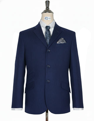 Classic Multi Color Plain Tweed Jacket