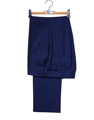 Blue Luxury Wool Suit