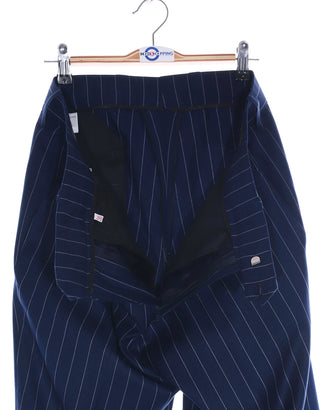 Navy Blue Stripe Suit