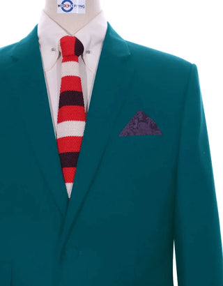 Peacock Blue Suit