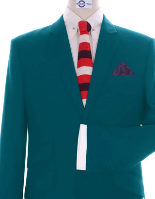 Peacock Blue Suit