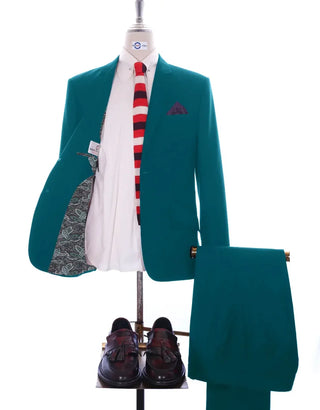 Peacock Blue Suit