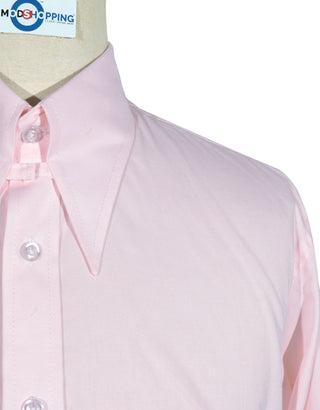 Pink Tab Collar Shirt