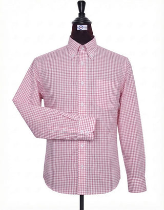 Pink Gingham Check Shirt