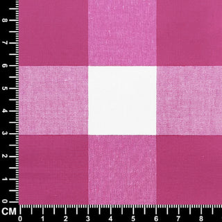  Pink Gingham Check Fabric