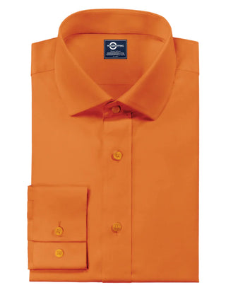 Classic Mod Orange Spread Collar Shirt