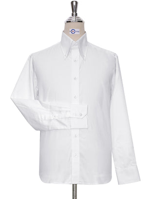 White Button Down Collar Shirt