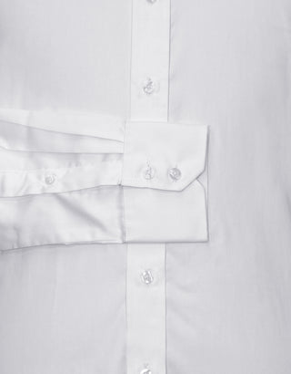 White Button Down Collar Shirt