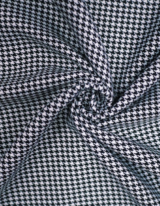 Black & White Houndstooth 3-Piece Suit