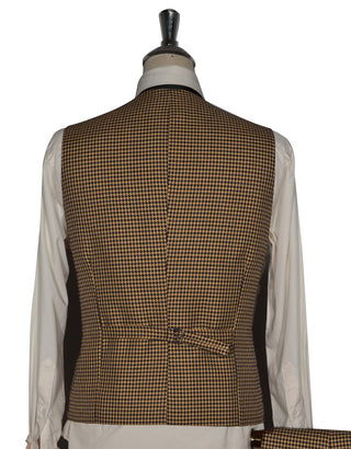 Brown and Black Houndstooth 3 Piece Suit