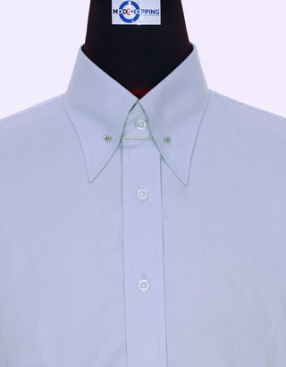 Light Sky Pin Collar Shirt