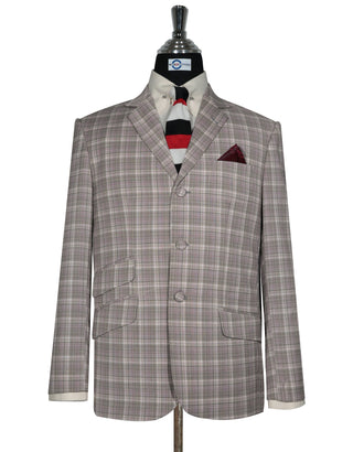 This Jacket Only - Light Purple and Grey Check Jacket Size 38R