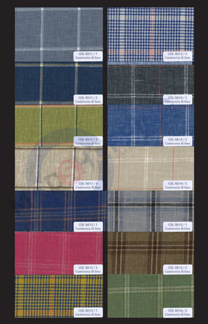 Custom 2 piece suit - Camiceria di lino Fabric Collection