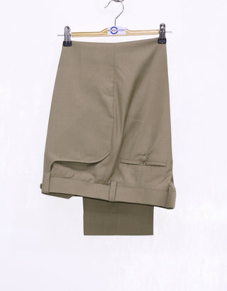 Suit Package - 60s Mod Fashion Pale Brown Suit